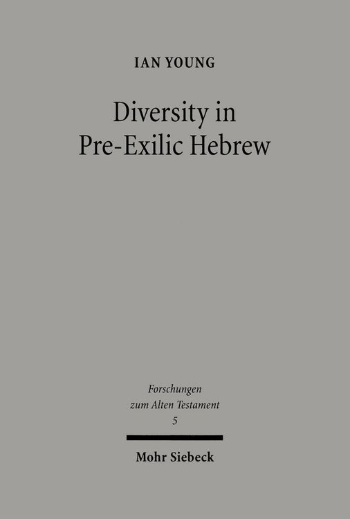 Produktbild: Diversity in Pre-Exilic Hebrew
