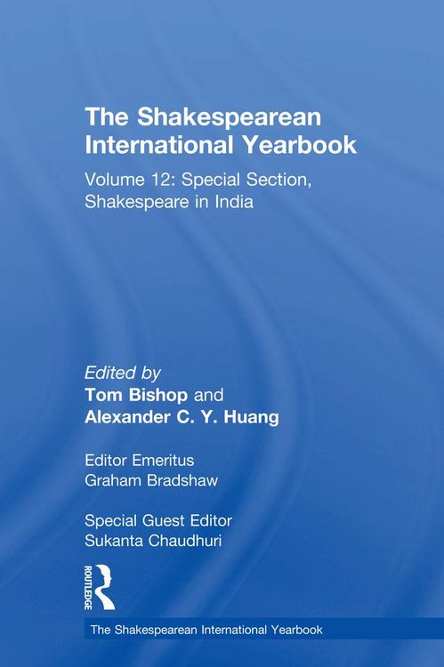 Produktbild: The Shakespearean International Yearbook