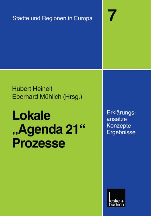 Produktbild: Lokale &bdquo;Agenda 21&ldquo;-Prozesse