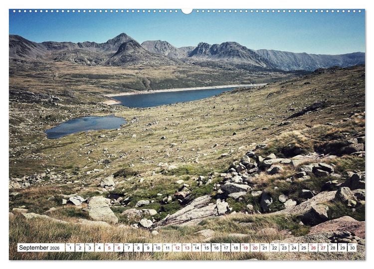 Produktbild: Hiking the GR 10 A long distance trail through the French Pyrenees (High Quality Premium Wall Calendar 2026 DIN A2 landscape),CALVENDO 12 Month Wall C