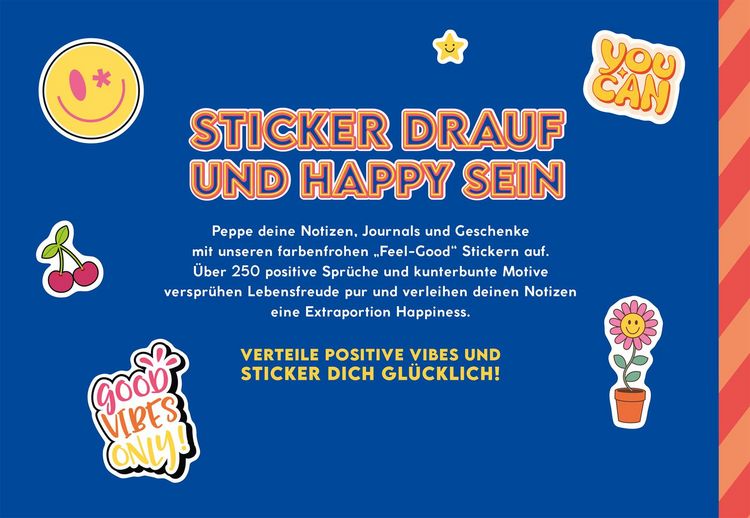 Produktbild: myNOTES Papeterie: Stickerheft Oh, happy day!