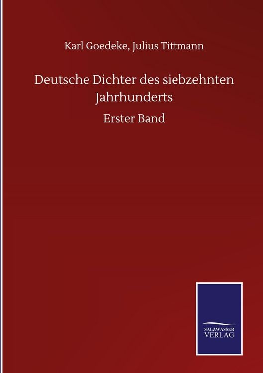 Produktbild: Deutsche Dichter des siebzehnten Jahrhunderts