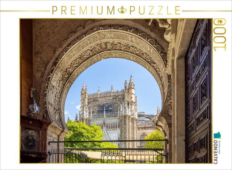 Produktbild: CALVENDO Puzzle Das Tor zur Vergebung, der Eingang zur Kathedrale | 1000 Teile Lege-Gr&ouml;&szlig;e 64x48cm Foto-Puzzle f&uuml;r gl&uuml;ckliche Stunden