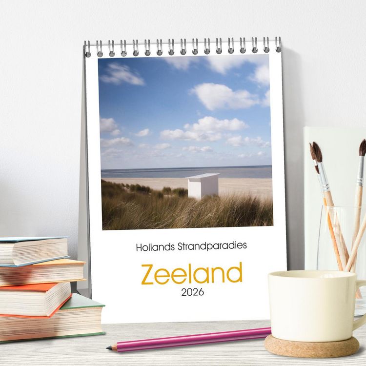 Produktbild: Hollands Strandparadies Zeeland (Tischkalender 2026 DIN A5 hoch), CALVENDO Monatskalender