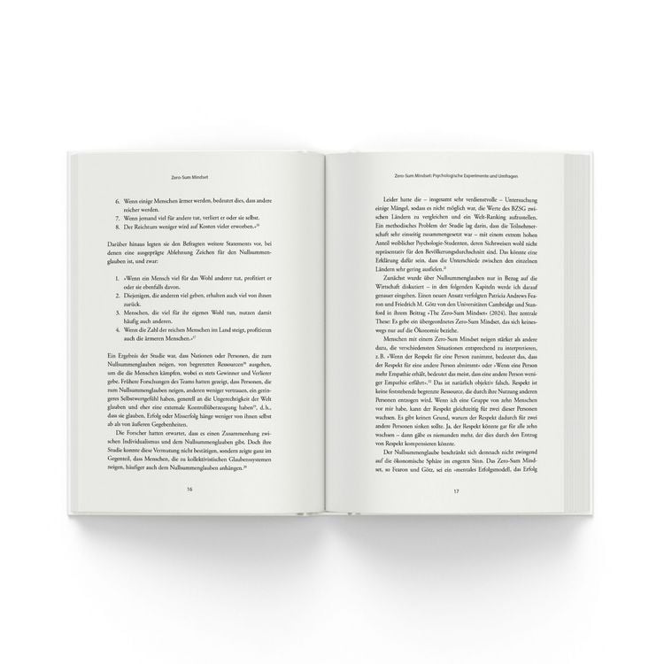 Produktbild: ZERO SUM MINDSET