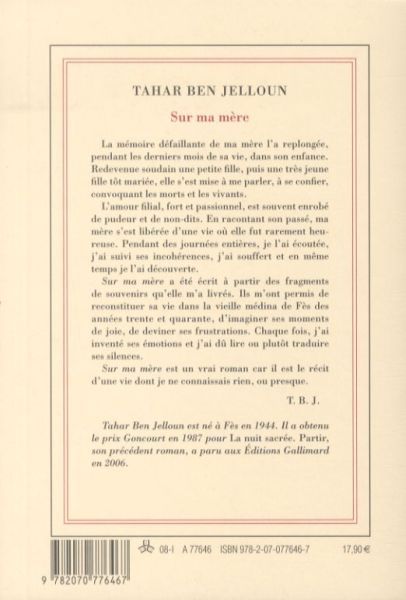 Produktbild: Sur ma m&egrave;re
