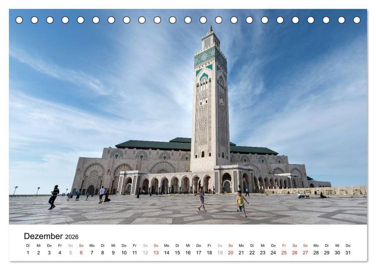 Produktbild: M&auml;rchenhaftes Marokko (Tischkalender 2026 DIN A5 quer), CALVENDO Monatskalender