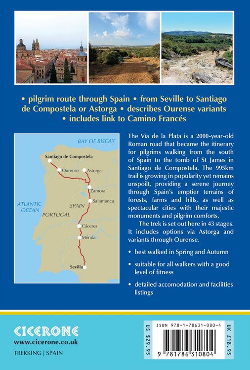 Produktbild: Walking La Via de la Plata and Camino Sanabres
