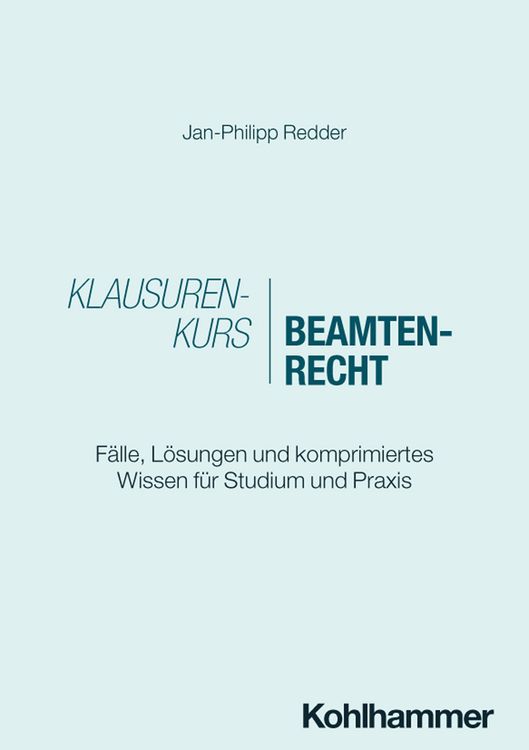Produktbild: Klausurenkurs Beamtenrecht