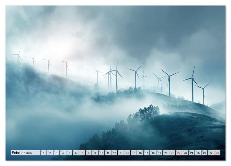 Produktbild: Windtr&auml;ume (Wandkalender 2026 DIN A2 quer), CALVENDO Monatskalender
