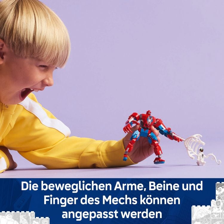 Produktbild: LEGO Marvel Spider-Man Mech vs. Anti-Venom - Superhelden Spielzeug 76308