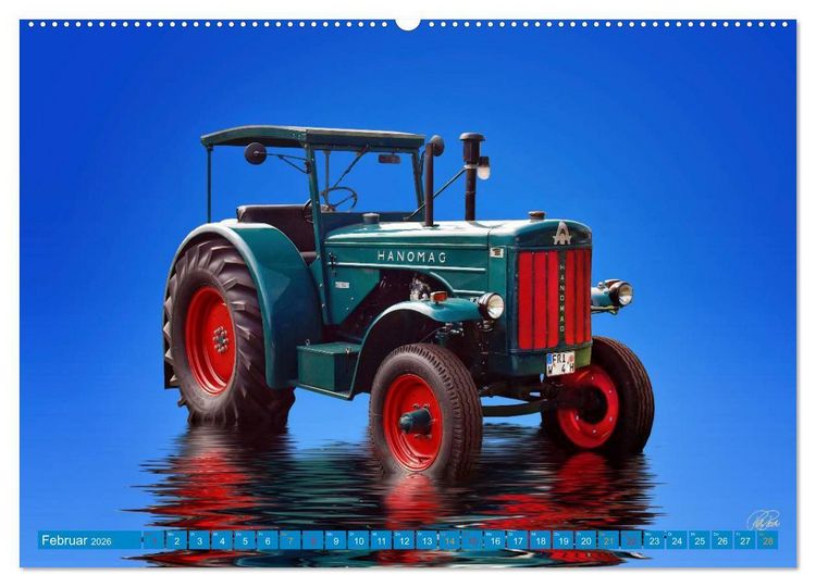 Produktbild: Traktor - Oldtimer (hochwertiger Premium Wandkalender 2026 DIN A2 quer), Kunstdruck in Hochglanz