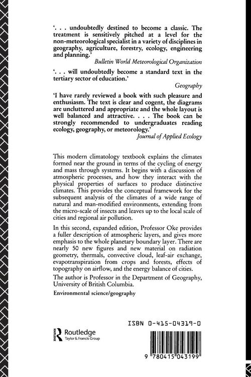 Produktbild: Boundary Layer Climates