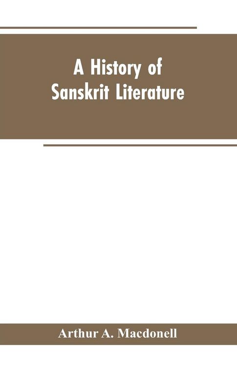 Produktbild: A History of Sanskrit Literature