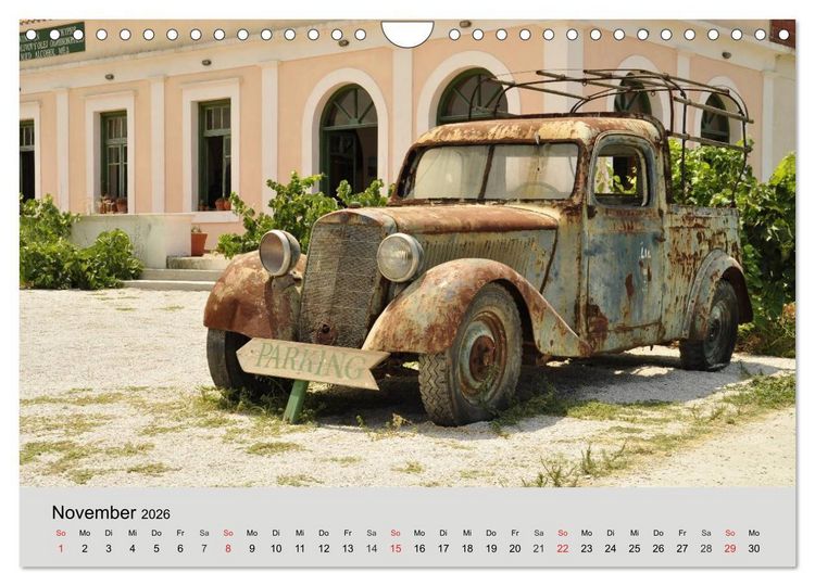 Produktbild: Rostige Autos. Faszination U.S. Wracks (Wandkalender 2026 DIN A4 quer), CALVENDO Monatskalender