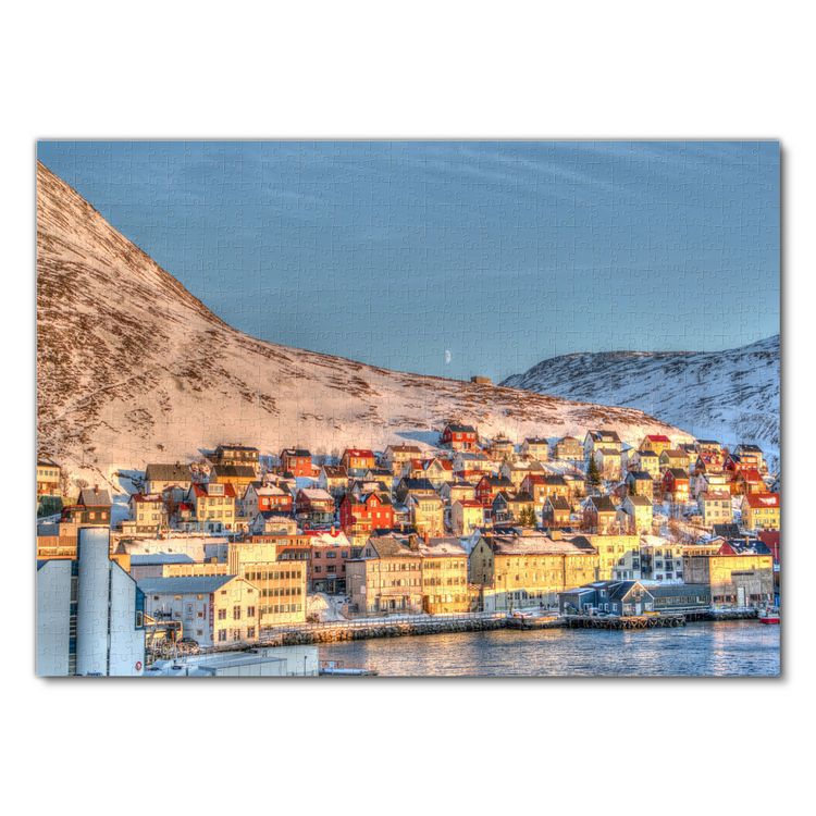 Produktbild: Lais Puzzle Honnigsvag Norwegen 1000 Teile