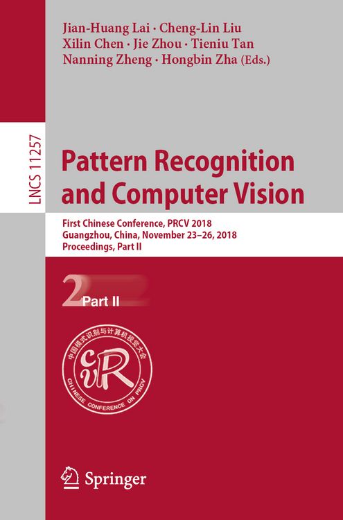 Produktbild: Pattern Recognition and Computer Vision