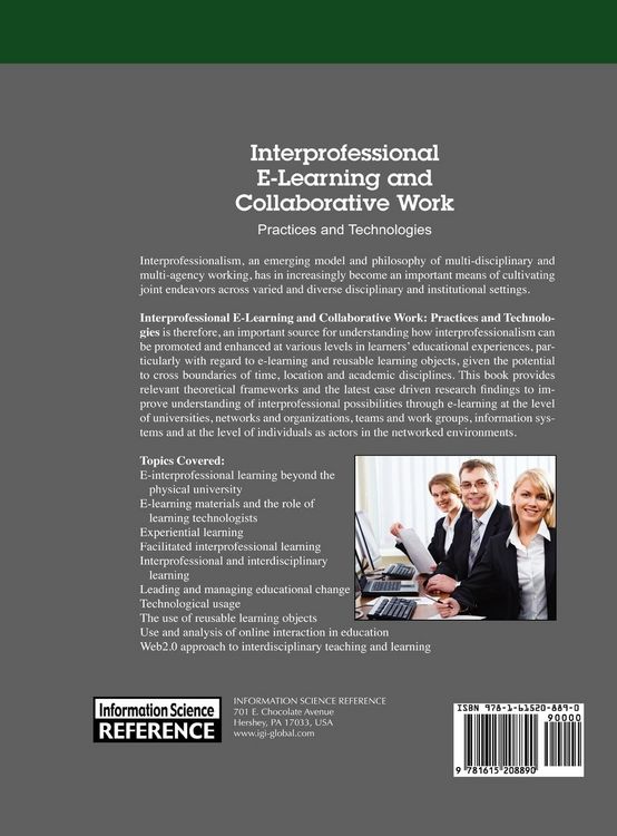 Produktbild: Interprofessional E-Learning and Collaborative Work