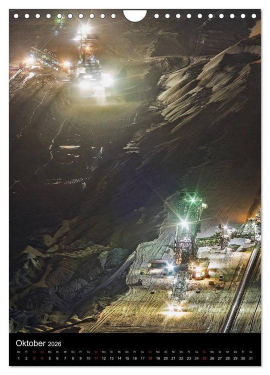 Produktbild: Der Tagebau Hambach (Wandkalender 2026 DIN A4 hoch), CALVENDO Monatskalender