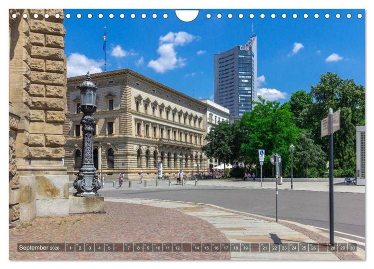 Produktbild: Ein Sommertag in Leipzig (Wandkalender 2026 DIN A4 quer), CALVENDO Monatskalender