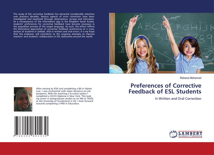 Produktbild: Preferences of Corrective Feedback of ESL Students