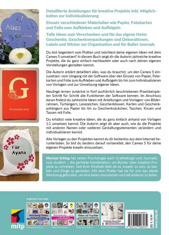 Produktbild: Plotten mit dem Cameo 5. Das Praxisbuch