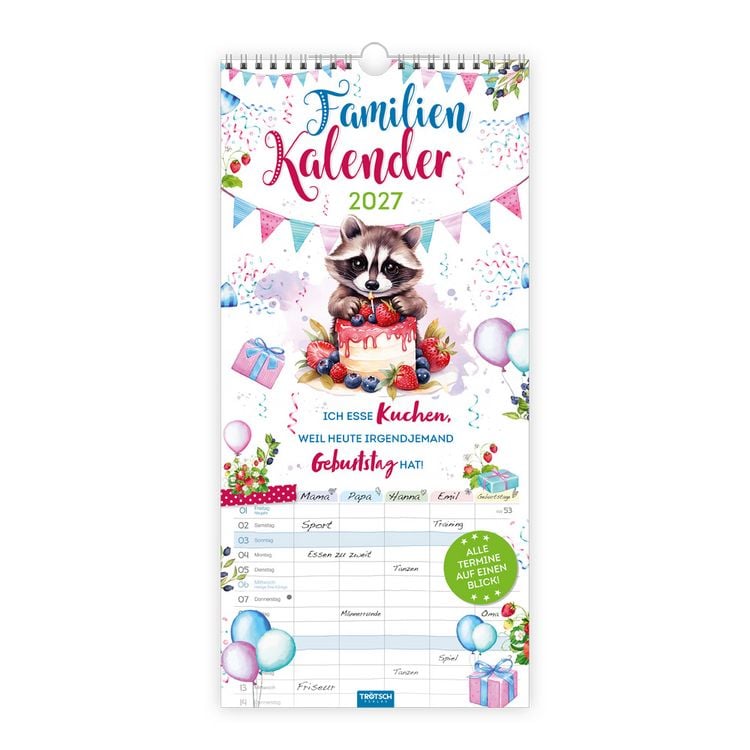Produktbild: TR&Ouml;TSCH - Familienkalender Spruchreif 2027