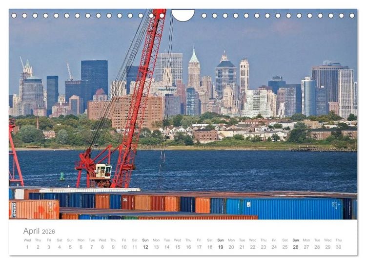 Produktbild: Fascination of Shipping On board around the world (Wall Calendar 2026 DIN A4 landscape), CALVENDO 12 Month Wall Calendar