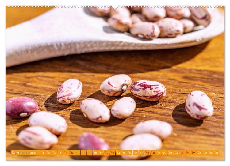 Produktbild: Bohnen Erbsen Linsen (hochwertiger Premium Wandkalender 2026 DIN A2 quer), Kunstdruck in Hochglanz