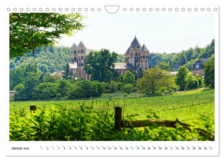 Produktbild: Die Eifel - Vulkane, Heidekraut und sanfte H&uuml;gel (Wandkalender 2026 DIN A4 quer), CALVENDO Monatskalender