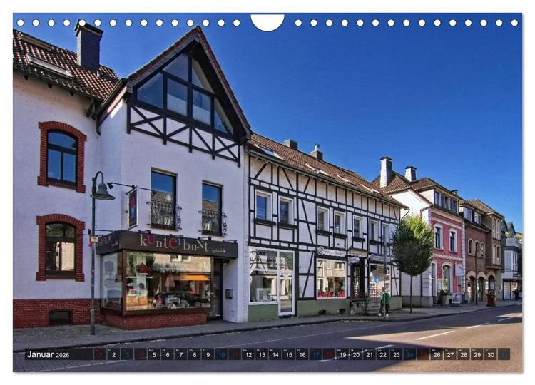 Produktbild: Stadtansichten Overath - Die charmante Stadt an Agger und S&uuml;lz (Wandkalender 2026 DIN A4 quer), CALVENDO Monatskalender