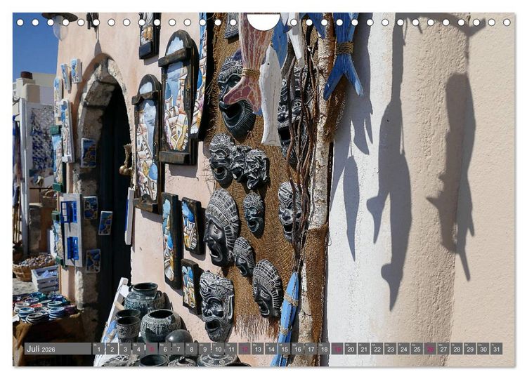 Produktbild: Santorini - Insel ewiger Liebe (Wandkalender 2026 DIN A4 quer), CALVENDO Monatskalender
