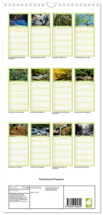 Produktbild: Familienplaner 2026 - Feldaisttal bei Pregarten mit 5 Spalten (Wandkalender, 21 x 45 cm) CALVENDO