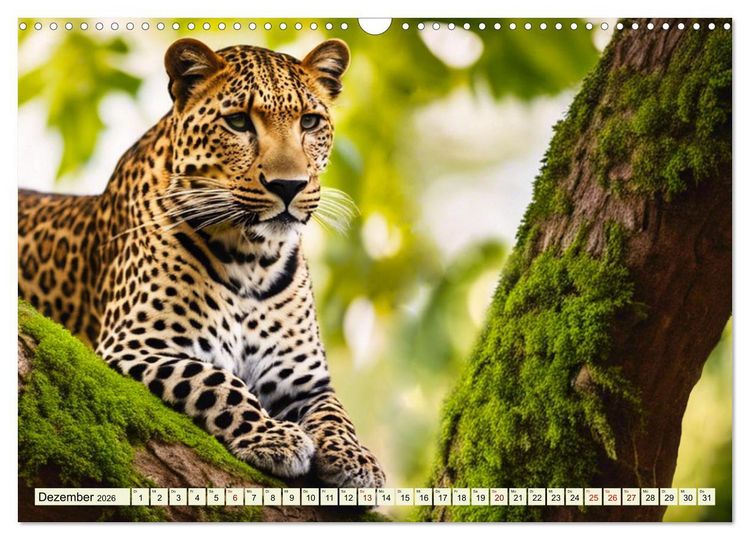 Produktbild: Gefleckte J&auml;ger (Wandkalender 2026 DIN A3 quer), CALVENDO Monatskalender