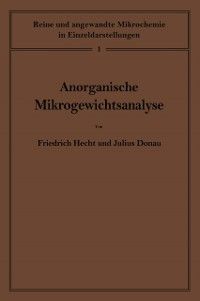 Produktbild: Anorganische Mikrogewichtsanalyse