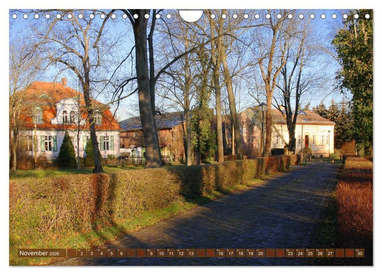 Produktbild: Brandenburg - sch&ouml;ne Ausflugsziele s&uuml;dlich von Berlin (Wandkalender 2026 DIN A4 quer), CALVENDO Monatskalender