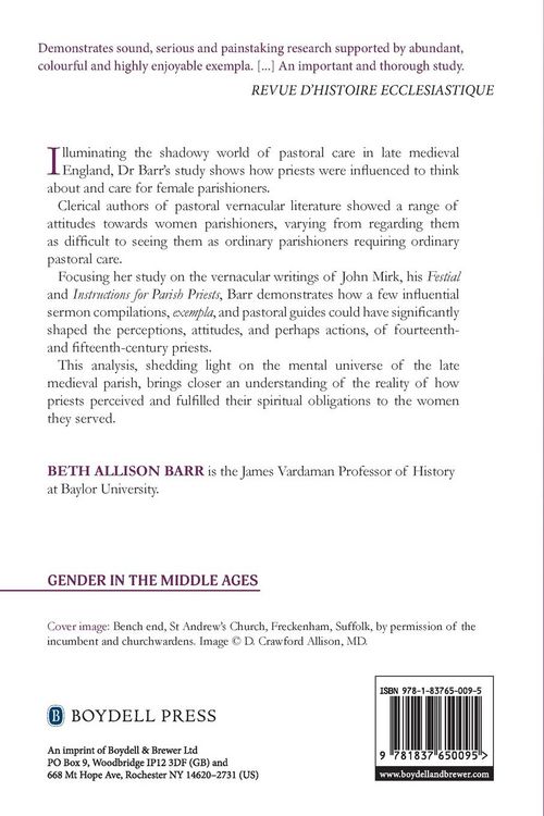 Produktbild: The Pastoral Care of Women in Late Medieval England