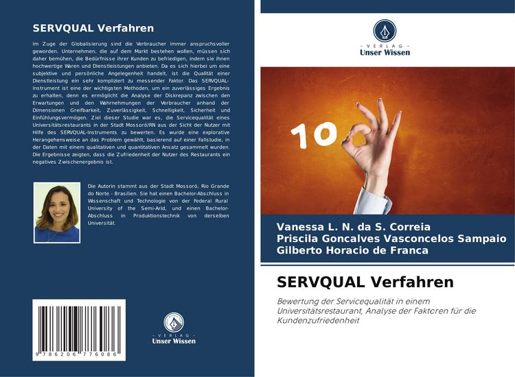 Produktbild: L. N. da S. Correia, V: SERVQUAL Verfahren