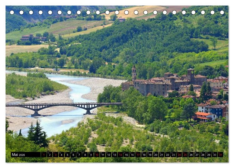 Produktbild: Emilia-Romagna (Tischkalender 2026 DIN A5 quer), CALVENDO Monatskalender