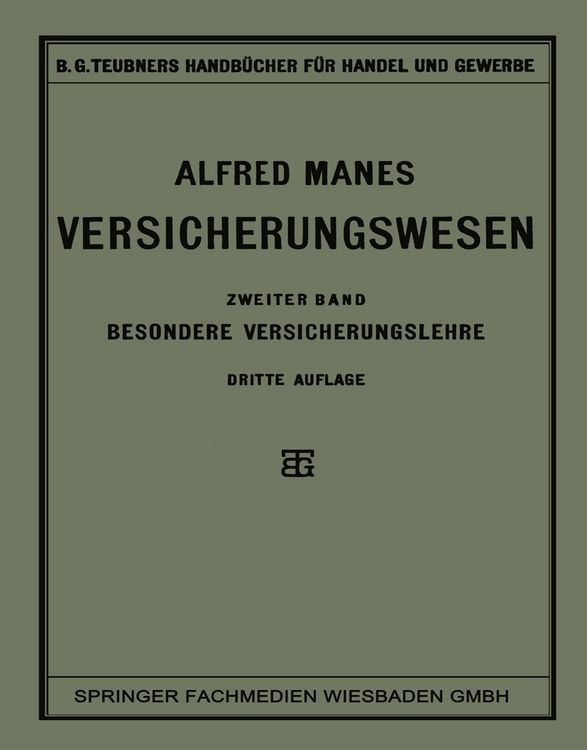 Produktbild: Versicherungswesen