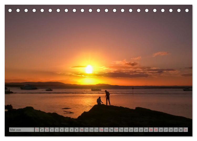 Produktbild: Australien - Vom Outback bis zum Great Barrier Reef (Tischkalender 2026 DIN A5 quer), CALVENDO Monatskalender