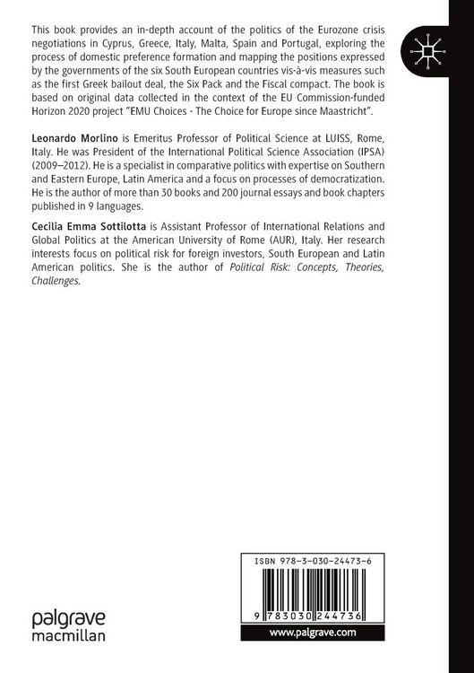 Produktbild: The Politics of the Eurozone Crisis in Southern Europe