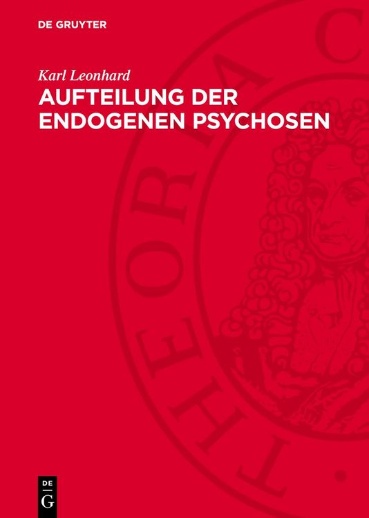 Produktbild: Aufteilung der endogenen Psychosen