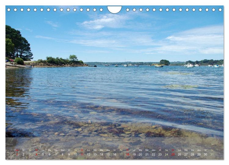 Produktbild: BRETAGNE La Rade de Brest (Calendrier mural 2026 DIN A4 vertical), CALVENDO calendrier mensuel