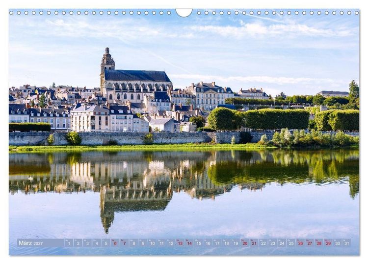 Produktbild: Zauberhaftes Tal der Loire. Charmante St&auml;dte und pr&auml;chtige Schl&ouml;sser (Wandkalender 2027 DIN A3 quer), CALVENDO Monatskalender