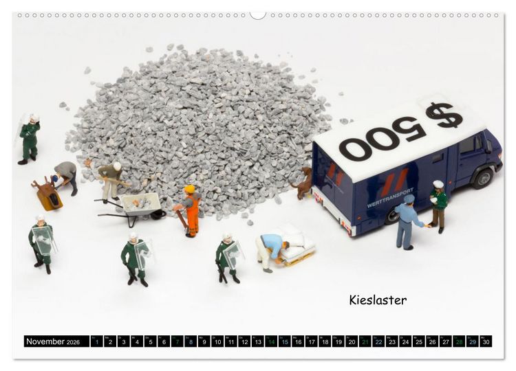 Produktbild: Brokkolif&auml;ller ... und andere Mini-Welten (Wandkalender 2026 DIN A2 quer), CALVENDO Monatskalender