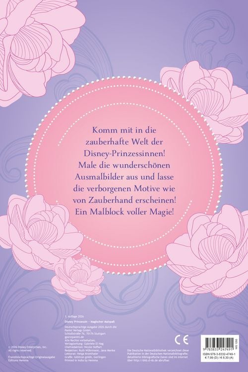 Produktbild: Disney Prinzessin: Magischer Malspa&szlig; - Entdecke verborgene Motive!