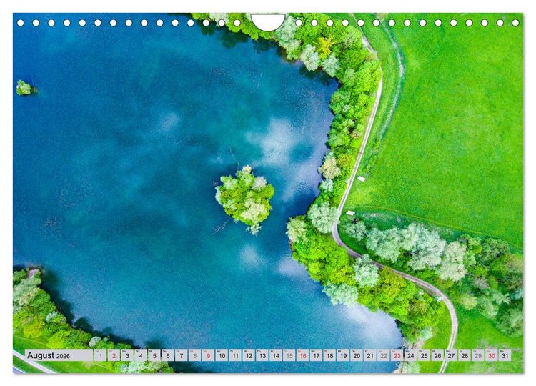 Produktbild: Ausblicke - Mittelhessen von Oben (Wandkalender 2026 DIN A4 quer), CALVENDO Monatskalender