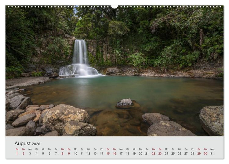 Produktbild: Neuseeland - Eine fotografische Rundreise von Nord nach S&uuml;d (Wandkalender 2026 DIN A2 quer), CALVENDO Monatskalender