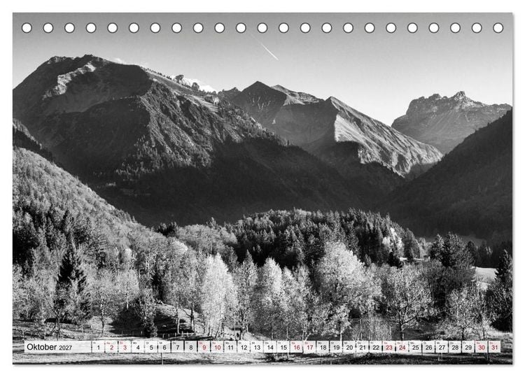 Produktbild: Traumhafte Allg&auml;uer Alpen (Tischkalender 2027 DIN A5 quer), CALVENDO Monatskalender
